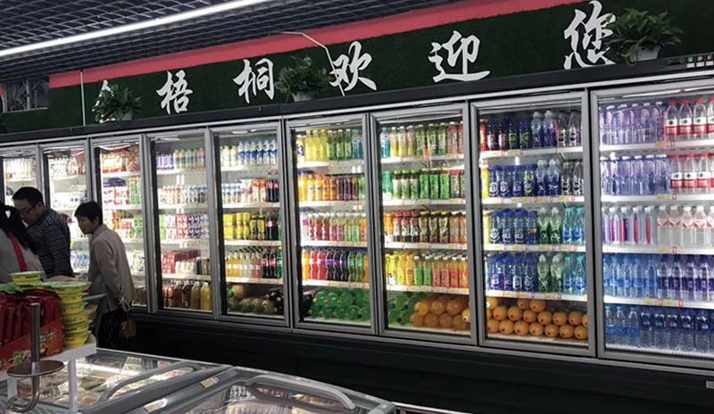 Commercial Fruit Cooler Showcase Fridge Multi Deck